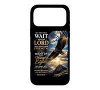 Carcasa para iPhone 17 Pro MAX Isaiah 40:31 Wait on The Lord, Renew Strength Eagle