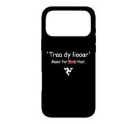 Carcasa para iPhone 17 Pro MAX Isla de Man Manx Traa dy liooar Manx Tiempo Suficiente Divertido