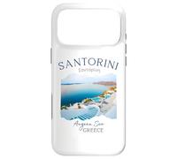 Carcasa para iPhone 17 Pro MAX Isla Griega Santorini Grecia
