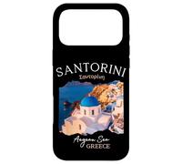 Carcasa para iPhone 17 Pro MAX Isla Griega Santorini Grecia Oia Village Blue Church Mar