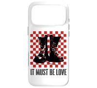 Carcasa para iPhone 17 Pro MAX It Must Be Love 2 Tone Ska Music Checkerboard