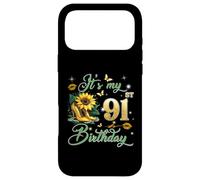 Carcasa para iPhone 17 Pro MAX It’s My 91st Birthday Pink 91 Years Old Birthday Queen Party