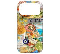 Carcasa para iPhone 17 Pro MAX Italia Amalfi Limones Costeros Pizza Lindo Viaje de Verano