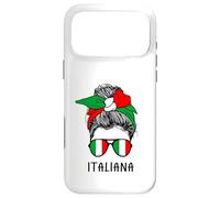 Carcasa para iPhone 17 Pro MAX Italian Italiana Girl Italian Heritage Italy Flag
