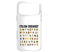 Carcasa para iPhone 17 Pro MAX Italiano Brainrot Gen-Z Meme Funny Brain Pudrición Todos los Personajes