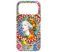 Carcasa para iPhone 17 Pro MAX Italiano Siciliano moros Cabeza carretto Verano limón Arte