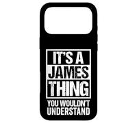 Carcasa para iPhone 17 Pro MAX It's A James Thing You Wouldn't Understand