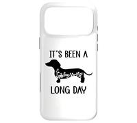 Carcasa para iPhone 17 Pro MAX Its Been a Long Day Dachshund Funny Doxie Mom Dachshund Mama