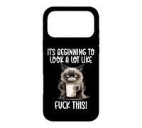Carcasa para iPhone 17 Pro MAX It's Beginning to Look a Lot Like Fuck This Funny Cat Coffee