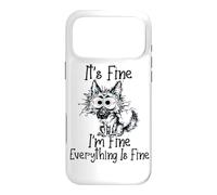 Carcasa para iPhone 17 Pro MAX It's Fine Im Fine Everything Fine Funny German Shepherd Dog0