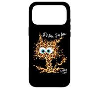 Carcasa para iPhone 17 Pro MAX It's Fine I'm Fine Everything is Fine Fun - Gato con Estampado de Leopardo
