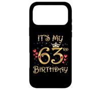 Carcasa para iPhone 17 Pro MAX It's My 63rd Birthday, 63 Years Old, 63rd Birthday Queen