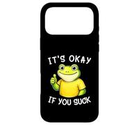 Carcasa para iPhone 17 Pro MAX It's Okay If You Suck Funny Silly Frog Meme Sarcastic Humor