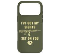 Carcasa para iPhone 17 Pro MAX I've Got My Sights Set On You - Funny Sarcastic Gun Humor