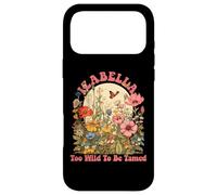 Carcasa para iPhone 17 Pro MAX Izabella Name Cute Retro Girls Wildflower Izabella Name