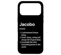 Carcasa para iPhone 17 Pro MAX Jacobo Definición de Nombre Diccionario Divertido