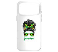 Carcasa para iPhone 17 Pro MAX Jamaica Girl Jamaican Roots Orgullosa Bandera de Jamaica para Mujer