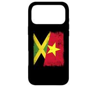Carcasa para iPhone 17 Pro MAX Jamaica Vietnam Media Bandera Jamaicana Vietnamita Historia
