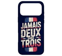 Carcasa para iPhone 17 Pro MAX Jamais Deux Sans Trois Francia FRA Vintage