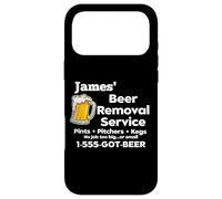 Carcasa para iPhone 17 Pro MAX James' Beer Removal Service Funny Gag Mens Fun Novedad
