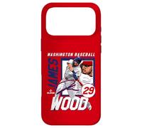 Carcasa para iPhone 17 Pro MAX James Wood | Jugadores de béisbol de la MLB de Washington | MLBJWO203M