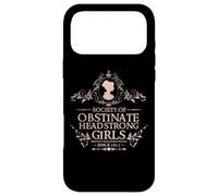 Carcasa para iPhone 17 Pro MAX Jane Austen - Sociedad de Chicas obstinadas y testarudas