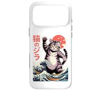 Carcasa para iPhone 17 Pro MAX Japanese Cat Art Monster Wave Funny Cat For Men Women Kids