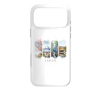Carcasa para iPhone 17 Pro MAX Japón Flores de Cerezo, pagodas y Fuji - Vacaciones Japón