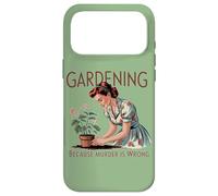Carcasa para iPhone 17 Pro MAX Jardinería Porque el Asesinato es una Planta equivocada