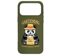 Carcasa para iPhone 17 Pro MAX Jardinería Porque el Asesinato está Mal Amante de Las Plantas Panda Malvado