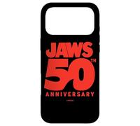 Carcasa para iPhone 17 Pro MAX Jaws 50th Anniversary Bold Logo Shark Fin