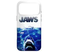 Carcasa para iPhone 17 Pro MAX Jaws 50th Anniversary Poster Blue Halftone 2-Sided