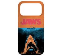 Carcasa para iPhone 17 Pro MAX Jaws 50th Anniversary Poster Orange Contrast 2-Sided
