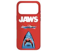 Carcasa para iPhone 17 Pro MAX Jaws 50th Anniversary Poster Red Bite Front & Back