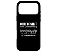 Carcasa para iPhone 17 Pro MAX Jefe de Gabinete Definición Equipo de Informes Jefe de Gabinete