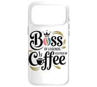 Carcasa para iPhone 17 Pro MAX Jefe De Leyendas Guardián del Café Oficina Divertida Amante