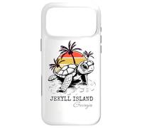 Carcasa para iPhone 17 Pro MAX Jekyll Island Georgia Sea Turtle Preserve 70s Estilo Retro
