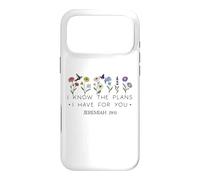 Carcasa para iPhone 17 Pro MAX Jeremiah 29:11 For I Know The Plans I Have For You Bible