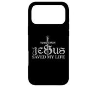 Carcasa para iPhone 17 Pro MAX Jesus Christ Saved My Life Gift For Women Men