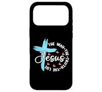 Carcasa para iPhone 17 Pro MAX Jesús El Camino Verdad Vida Verso Biblia Adoración Cristiana