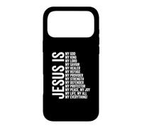 Carcasa para iPhone 17 Pro MAX Jesús Es Mi Todo Mi Todo Mi Dios Señor Salvador Sanador