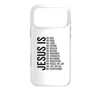 Carcasa para iPhone 17 Pro MAX Jesús Es Mi Todo Mi Todo Mi Dios Señor Salvador Sanador