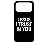 Carcasa para iPhone 17 Pro MAX Jesus I Trust In You for Christian Men Women Family