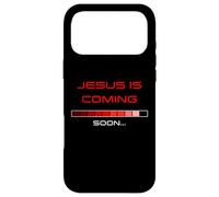 Carcasa para iPhone 17 Pro MAX Jesus is Coming Soon - Rapture Warning Progress Bar Graphic