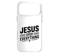 Carcasa para iPhone 17 Pro MAX Jesús sobre Todo Fe Inspiradora