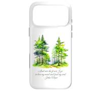 Carcasa para iPhone 17 Pro MAX John Muir Cita and Into The Forest I go Nature Lover
