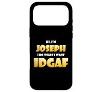 Carcasa para iPhone 17 Pro MAX Joseph Idgaf Funny Meme Halloween Costume For Joes Joke Joe