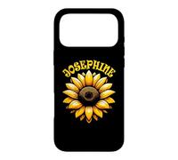 Carcasa para iPhone 17 Pro MAX Josephine - Diseño de Girasol para niñas con Nombre Josephine