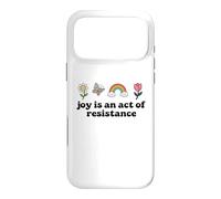 Carcasa para iPhone 17 Pro MAX Joy is an Act of Resistance Rainbow Pride Month Human Rights
