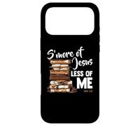 Carcasa para iPhone 17 Pro MAX Juan 3:30 S'More Jesus Less of Me Christian Camping Camper